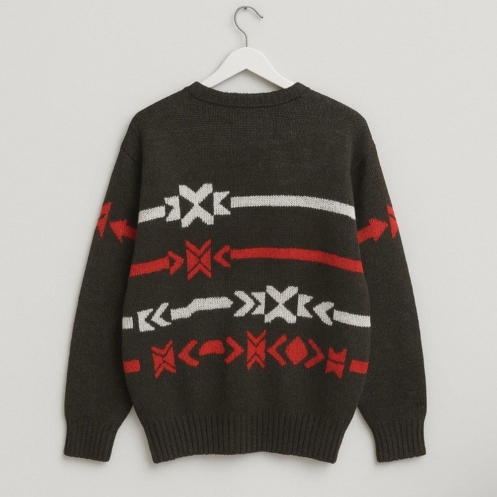 Tyrolia by Head Wool Ski Men’s Sweater L Classic Alpine Thick Pullover Vintage - Picture 3 of 7
